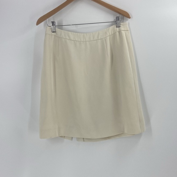 Jones New York cream pencil skirt career office basic neutral Size 14 - Picture 5 of 12